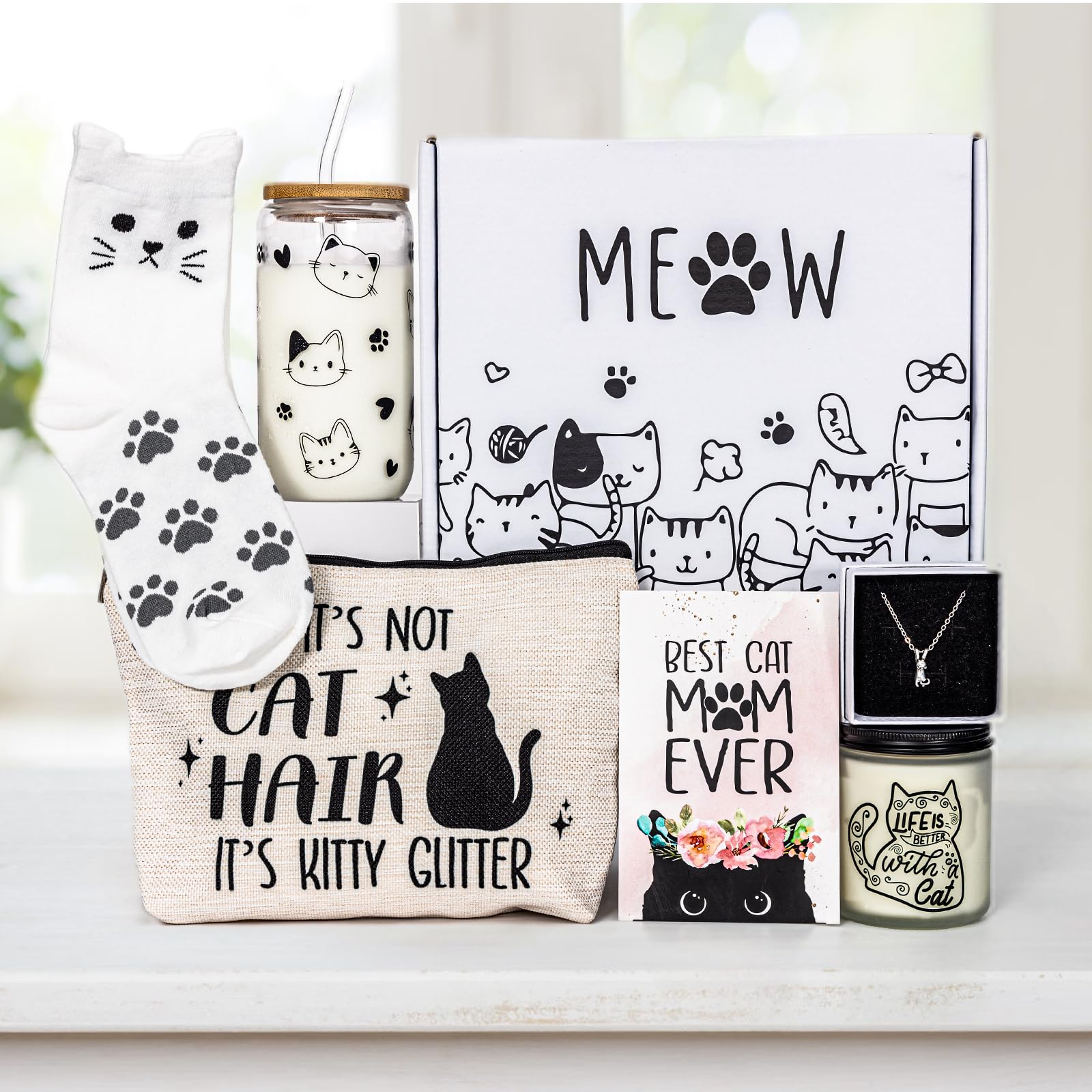 PuGez cat mom makeup bag keeps essentials organized on the go.