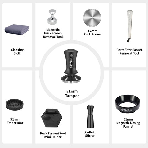 PUZZLEQ magnetic dosing funnel reduces spill during dosing