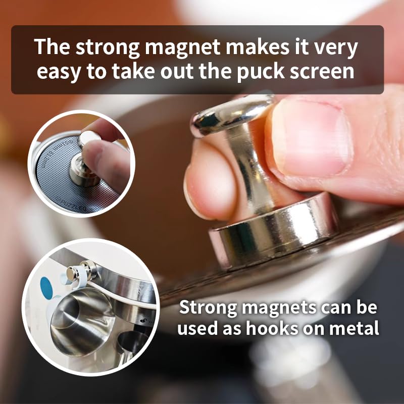 PUZZLEQ mini holder with non-slip feet organizes puck screen and tools