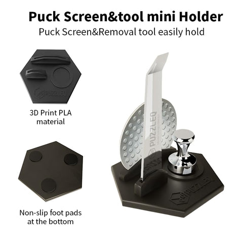 PUZZLEQ puck screen promotes even water distribution for consistent extractions