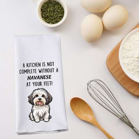 PWHAOO Havanese towel in gift-ready packaging for easy gifting.