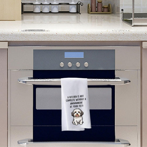 PWHAOO Havanese towel size 40.5x61 cm, a generous kitchen companion.
