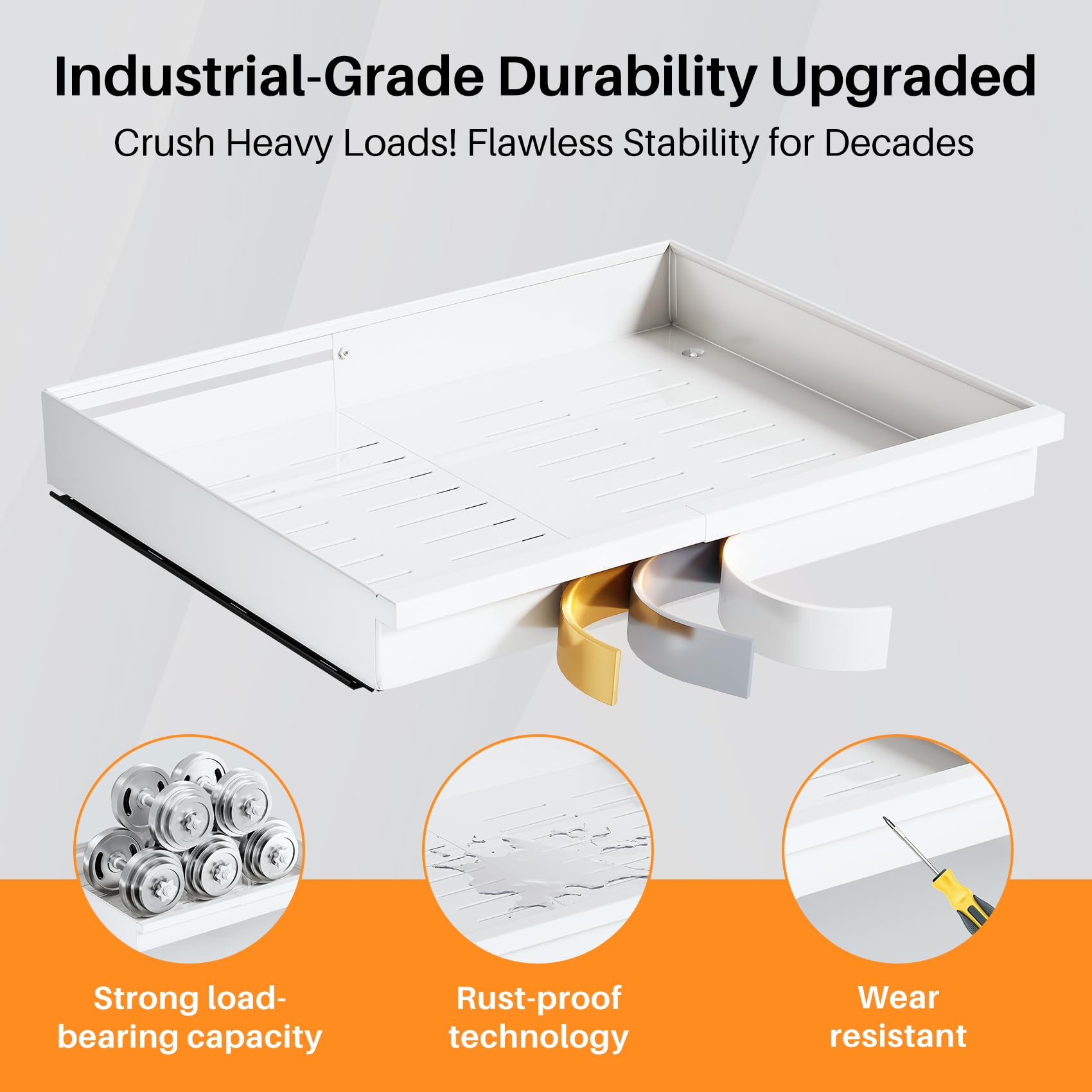 PXRACK screws included offer extra security if you prefer.
