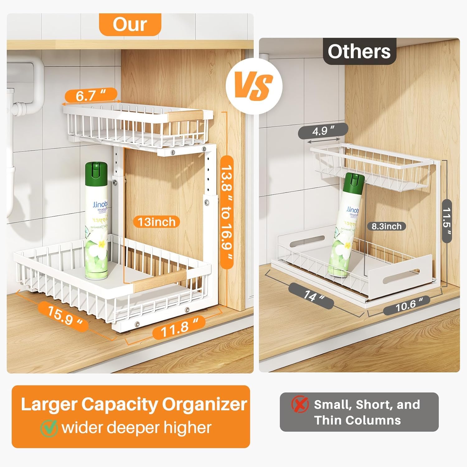 PXRACK two-tier pull-out drawer improves cabinet access and organization