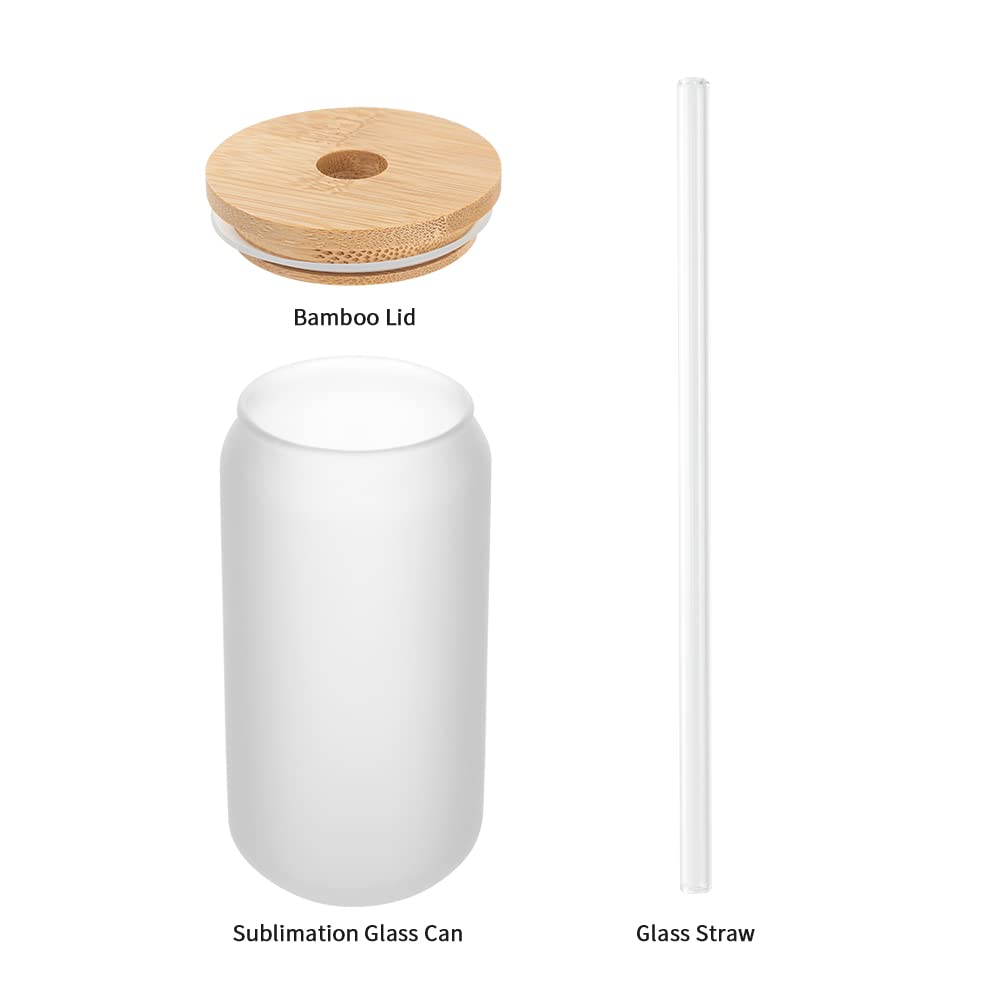 PYD Life wide-mouth glass jar for iced drinks and easy filling