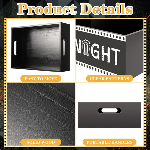 PYQTH Raised Edge Design prevents spills while serving drinks and bites.