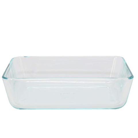 Two-pack Pyrex with lids ideal for meal prep