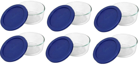 Pyrex 7200 2-cup glass bowl for clear storage and portion control