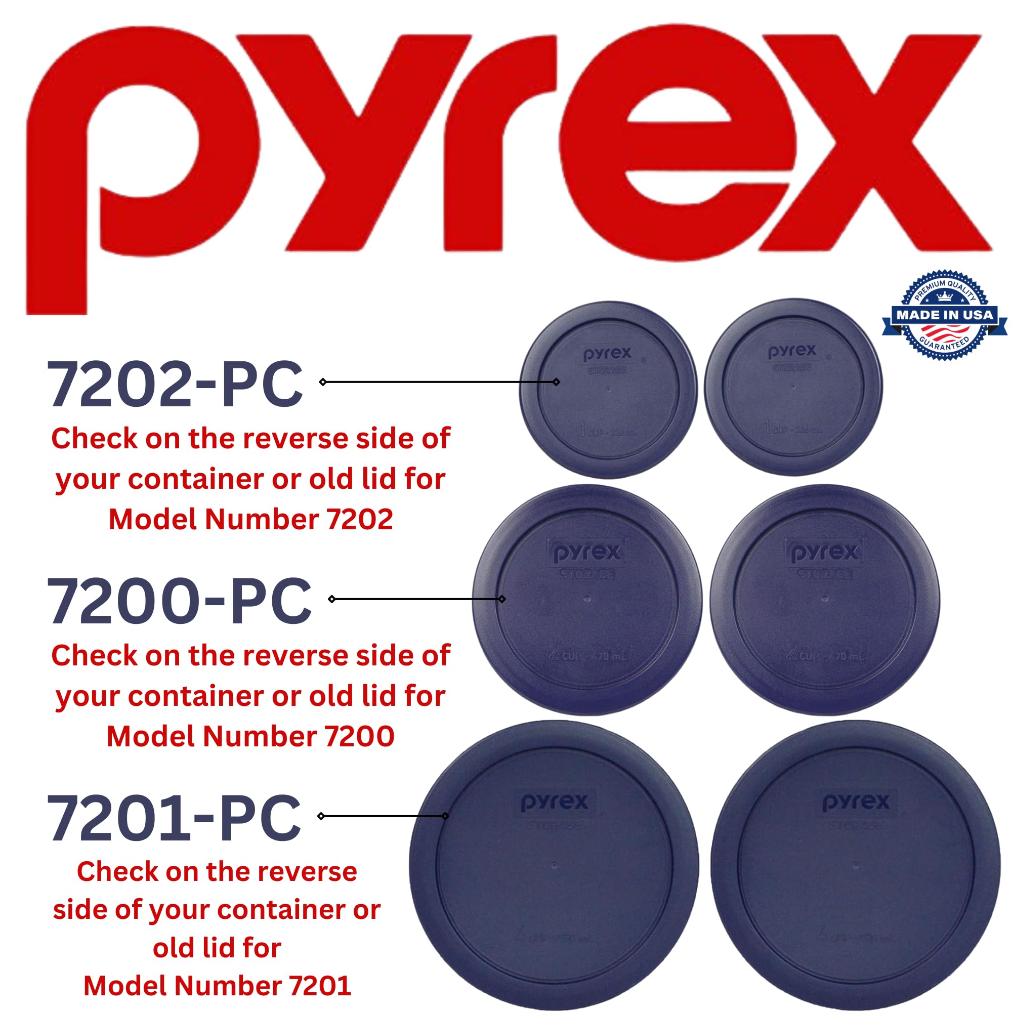 Pyrex 7200-PC 2-Cup blue lid on bowl, fridge-ready storage and freshness.