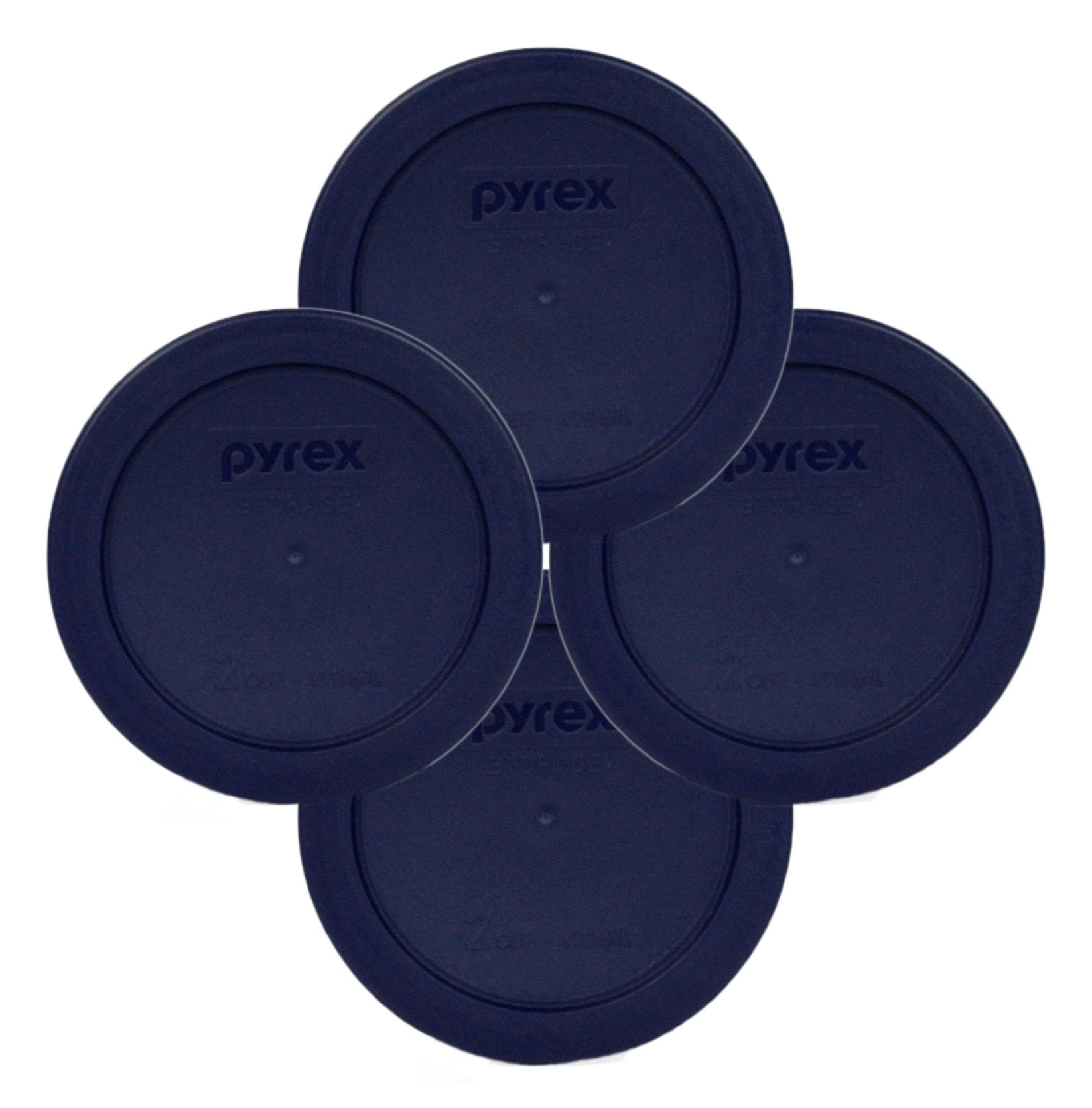 Pyrex 7200-PC blue replacement lid for 2-cup bowls ensures a secure seal.
