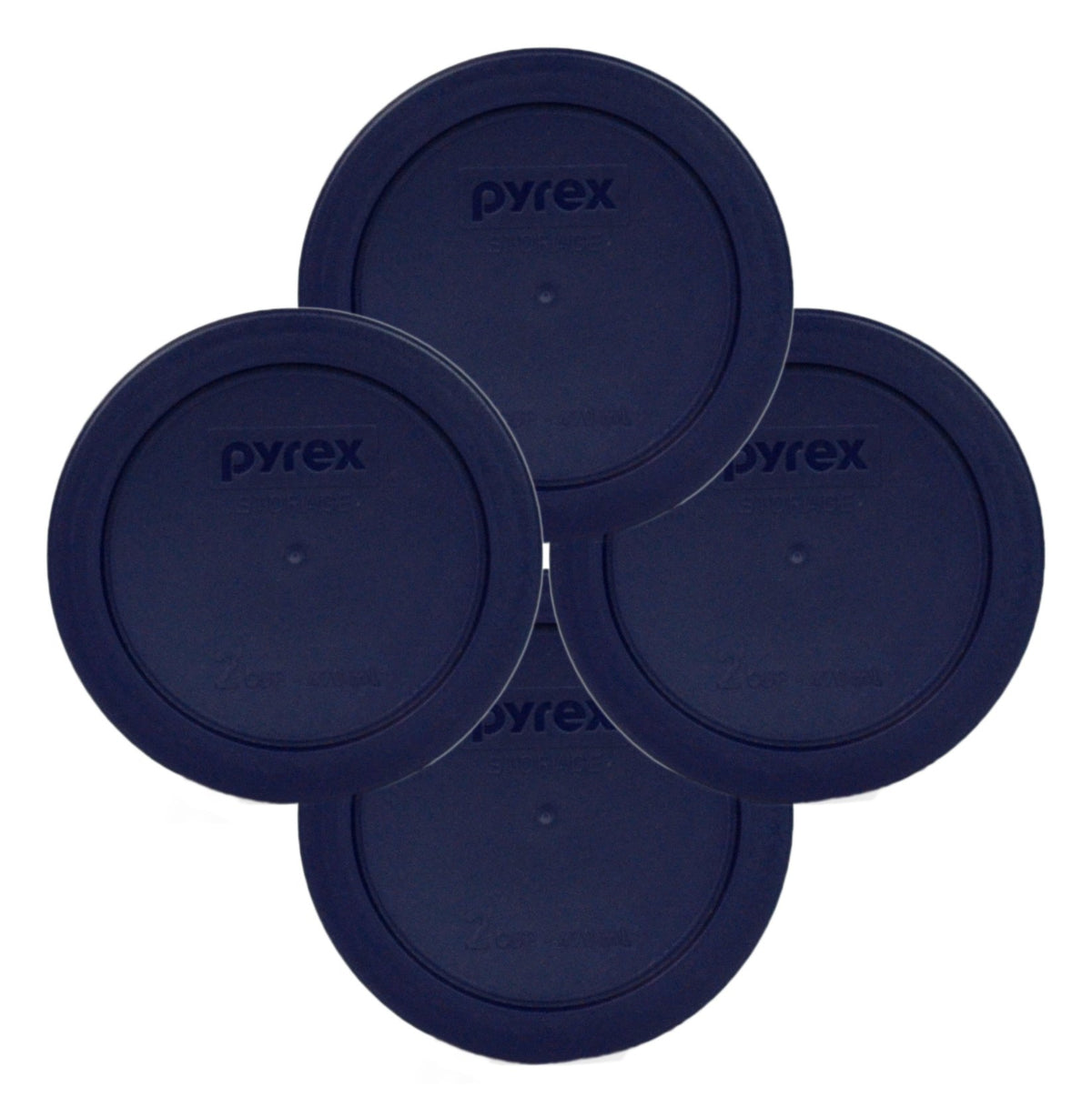 Pyrex 7200-PC blue replacement lid for 2-cup bowls ensures a secure seal.