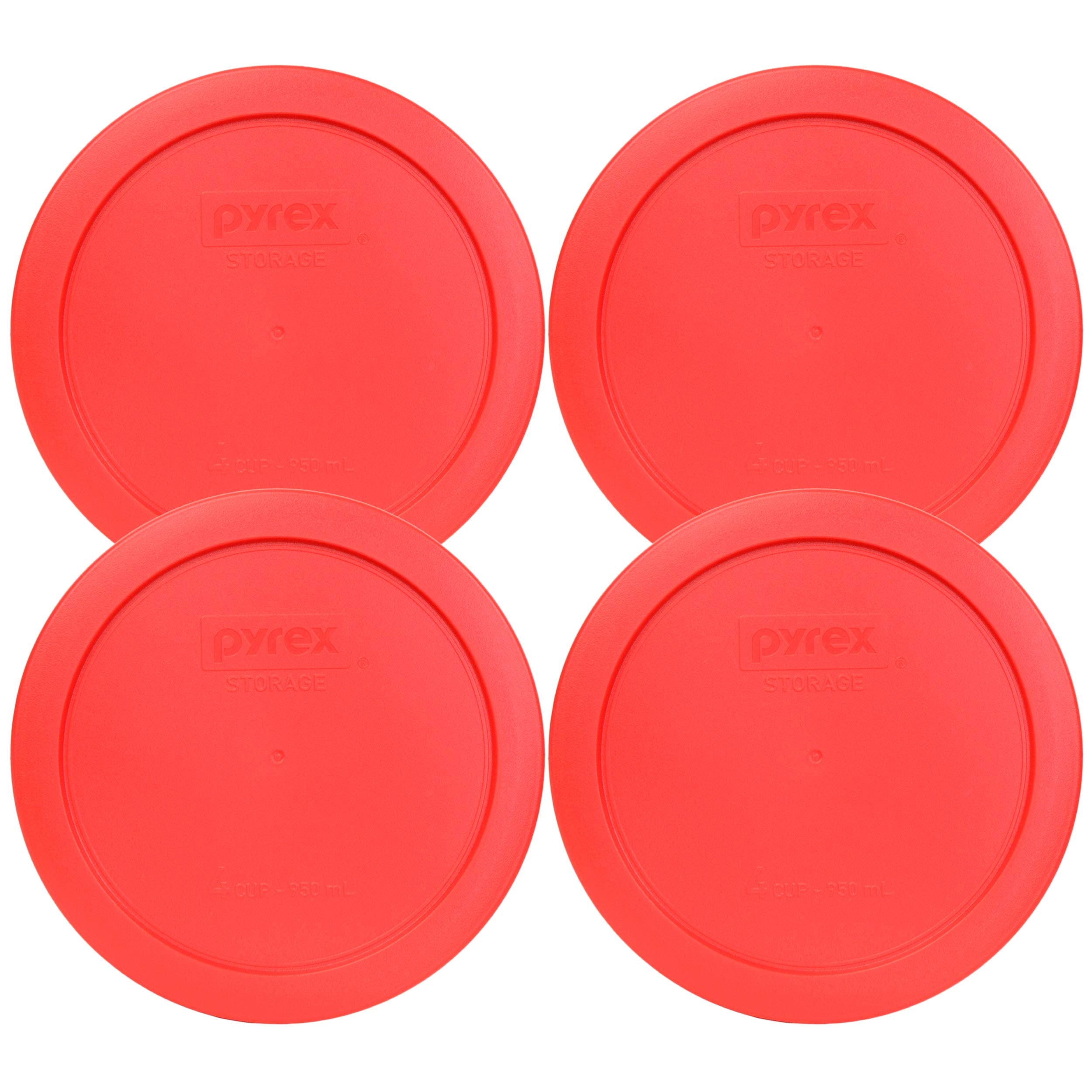 Pyrex 7201-PC replacement lid for 4-cup red pack preserves freshness