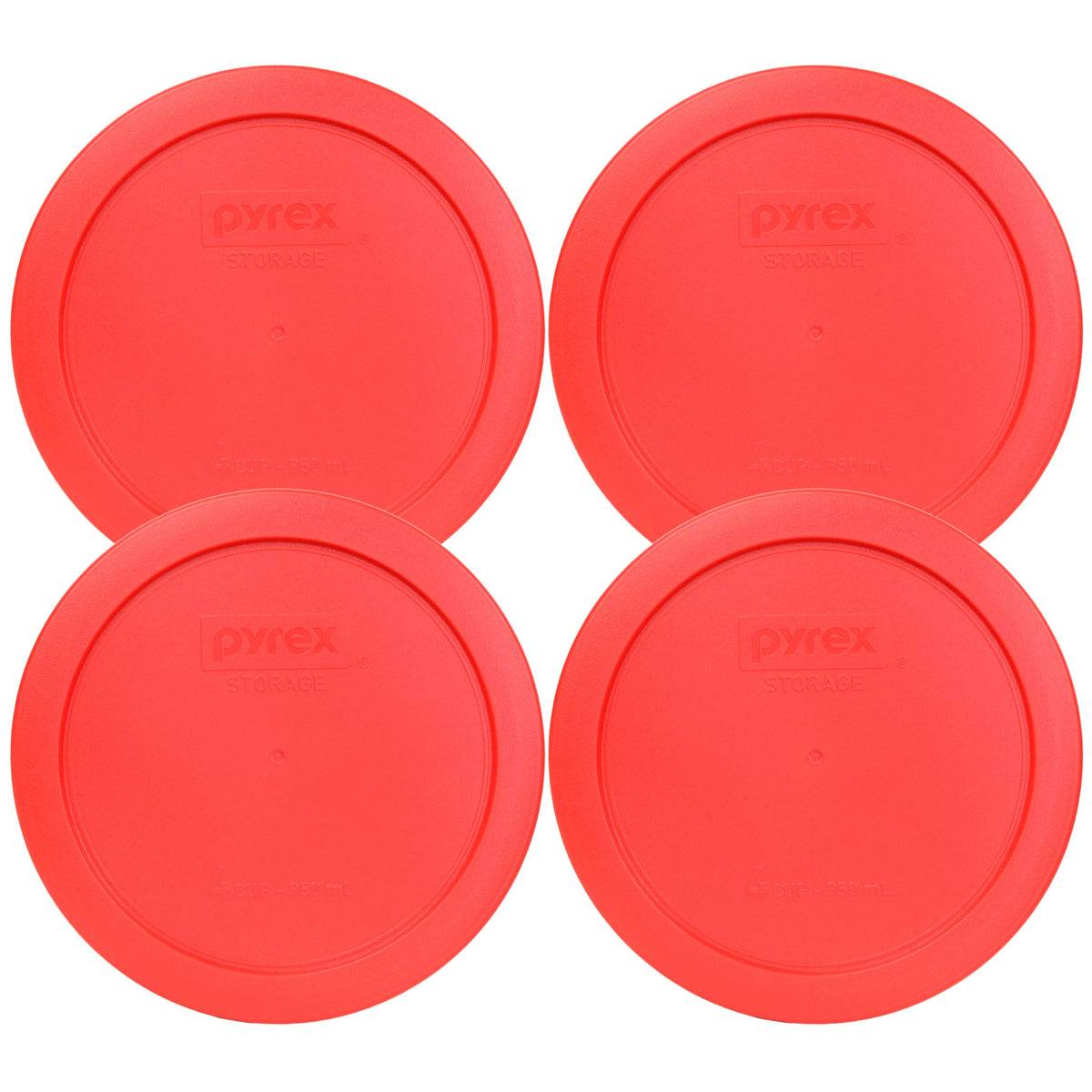 Pyrex 7201-PC replacement lid for 4-cup red pack preserves freshness