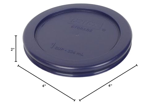 Pyrex 7202 1-Cup Bowls complement any kitchen with durable, non-staining glass.