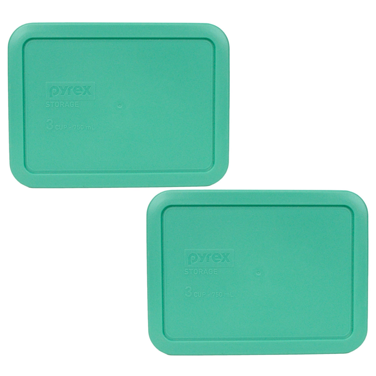 Pyrex 7210-PC green rectangle lid for 3-cup containers keeps food fresh