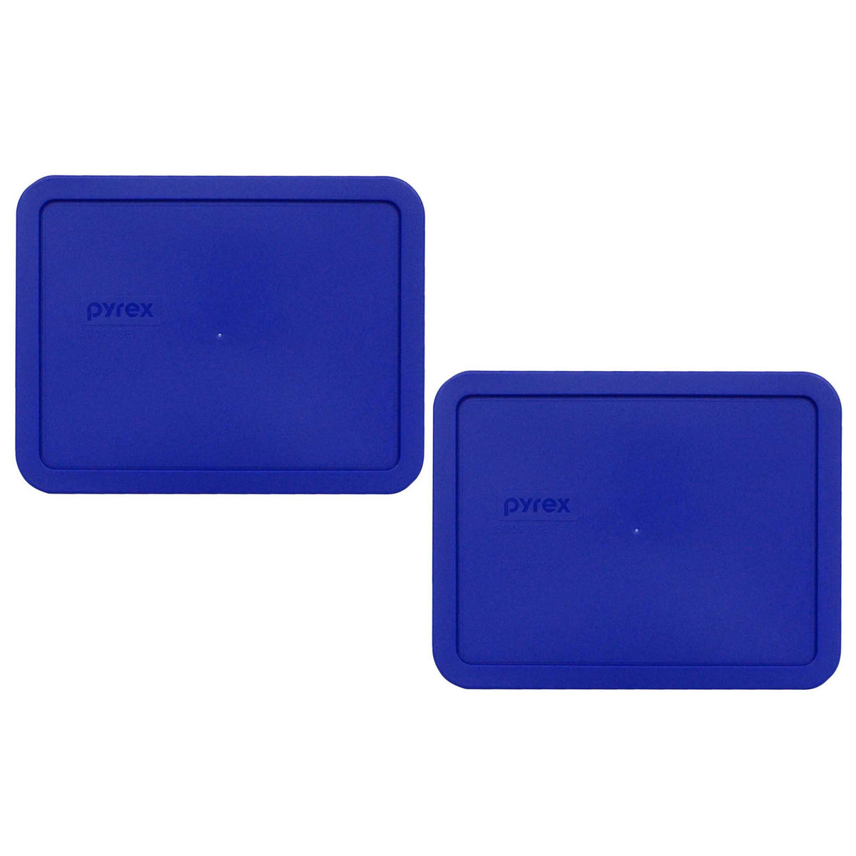 Pyrex 7211-PC cobalt blue lid for 6-cup dish keeps leftovers fresh in fridge