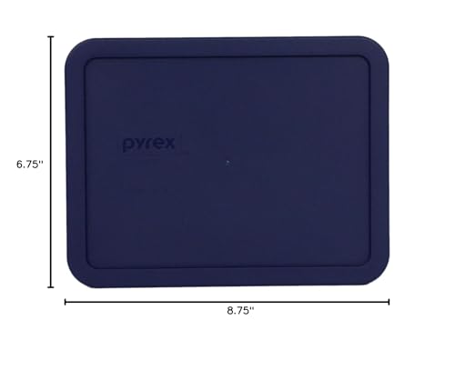 Pyrex 7211-PC blue lid on dish easy microwave safe compatibility