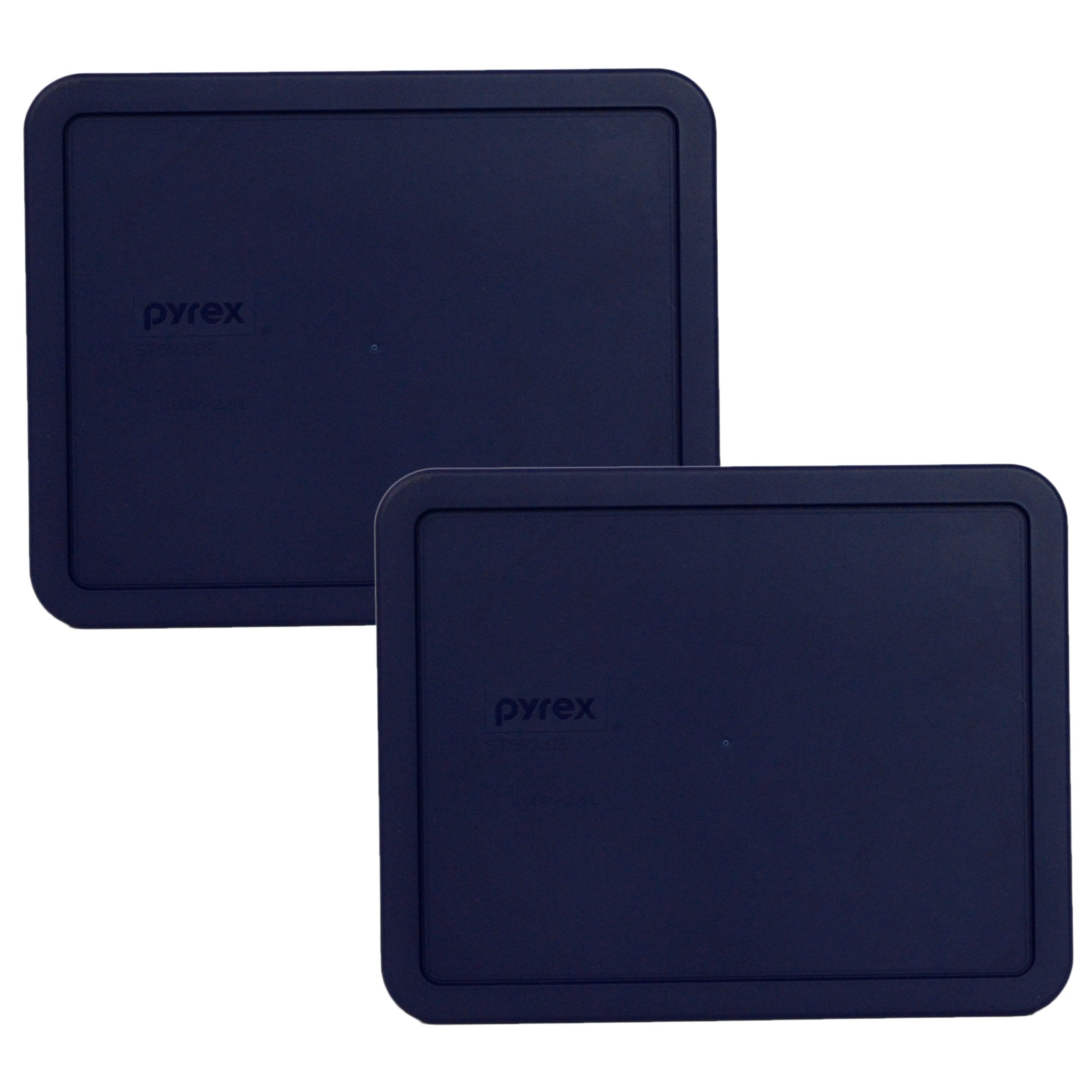 Pyrex 7212-PC blue 11-cup lid fits containers, BPA-free and dishwasher safe