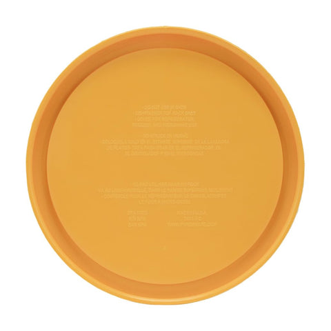 Lemon drop lid in refrigerator shelf for organized leftovers