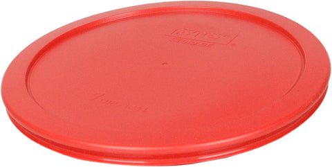In-use Pyrex 7402-PC lid 2-pack sealing bowls for fridge storage in kitchen.