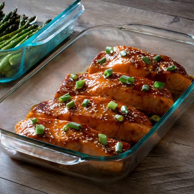 Pyrex Easy Grab 2-Qt glass dish safe for oven, microwave, freezer, and dishwasher.