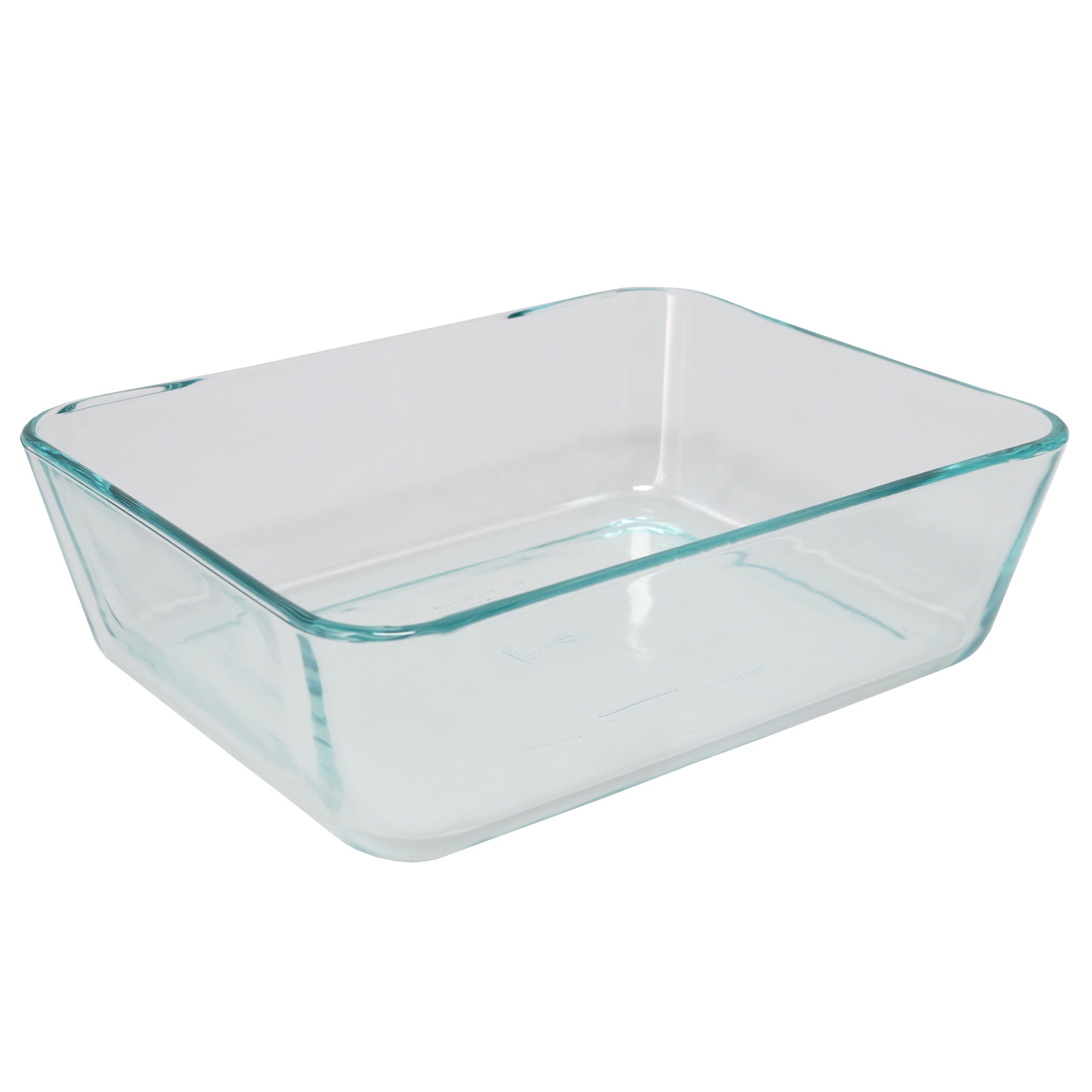 Clear glass dish ready for microwave reheats meals safely
