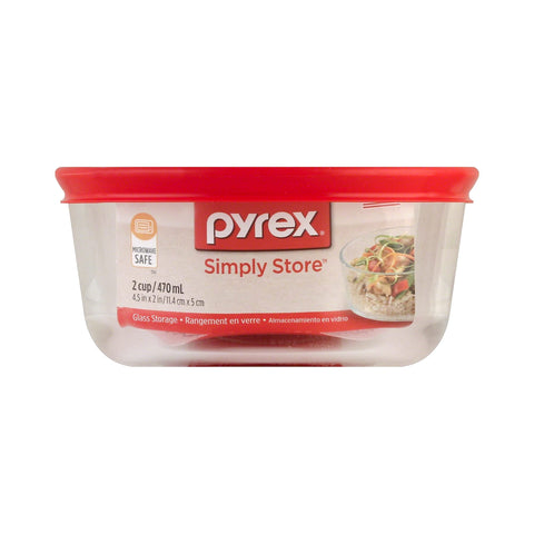 Pyrex Simply Store glass resists stains and odors during use