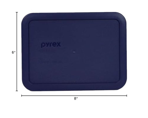 USA-made Pyrex lid set, top-rack dishwasher safe.