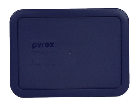 Closeup of Pyrex USA-made replacement lids for 3-cup containers.