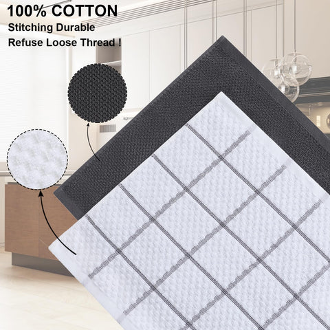 QAJ dishcloths 13x13 pack ready for quick drying tasks