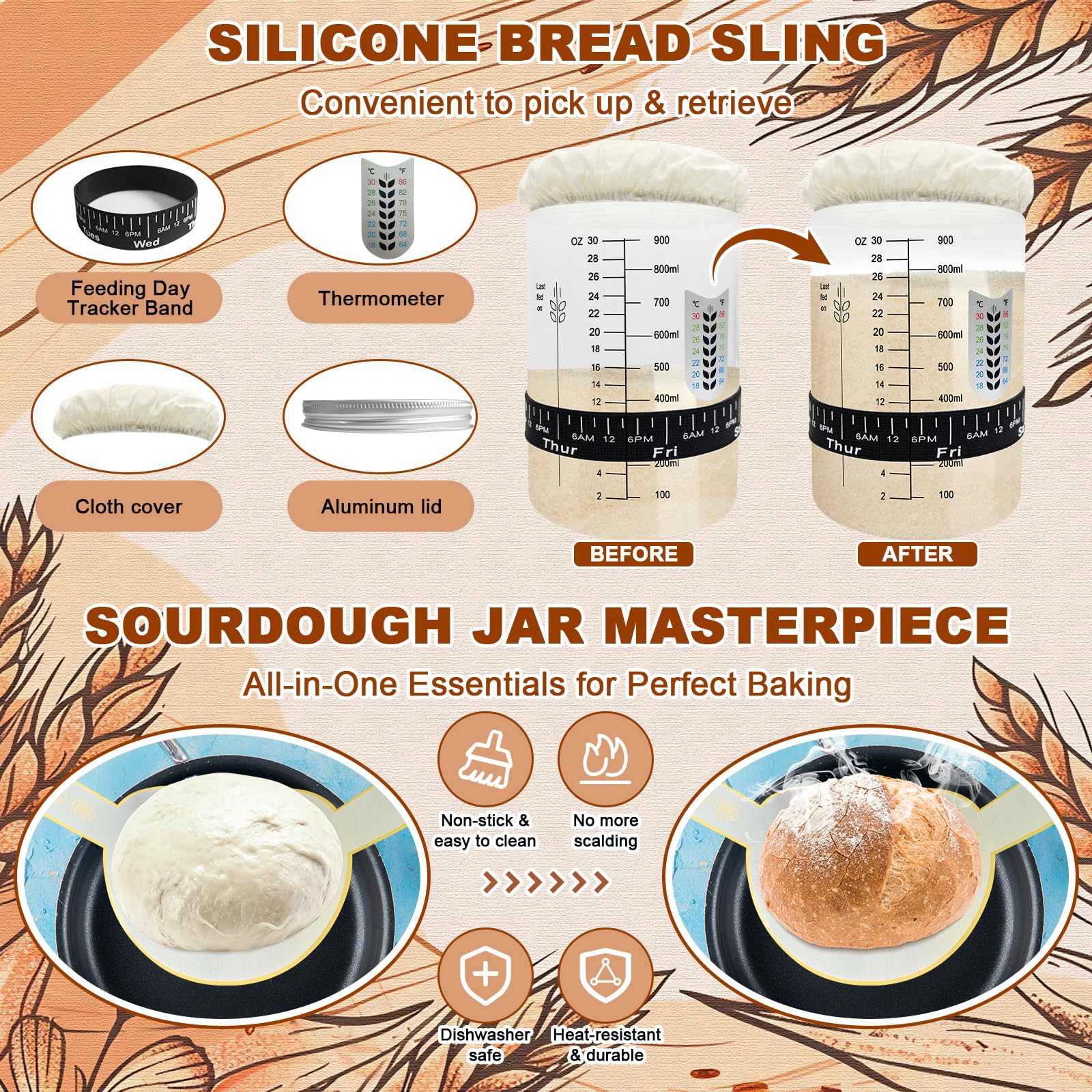 Qalvyn dough whisk enables fast uniform dough blending