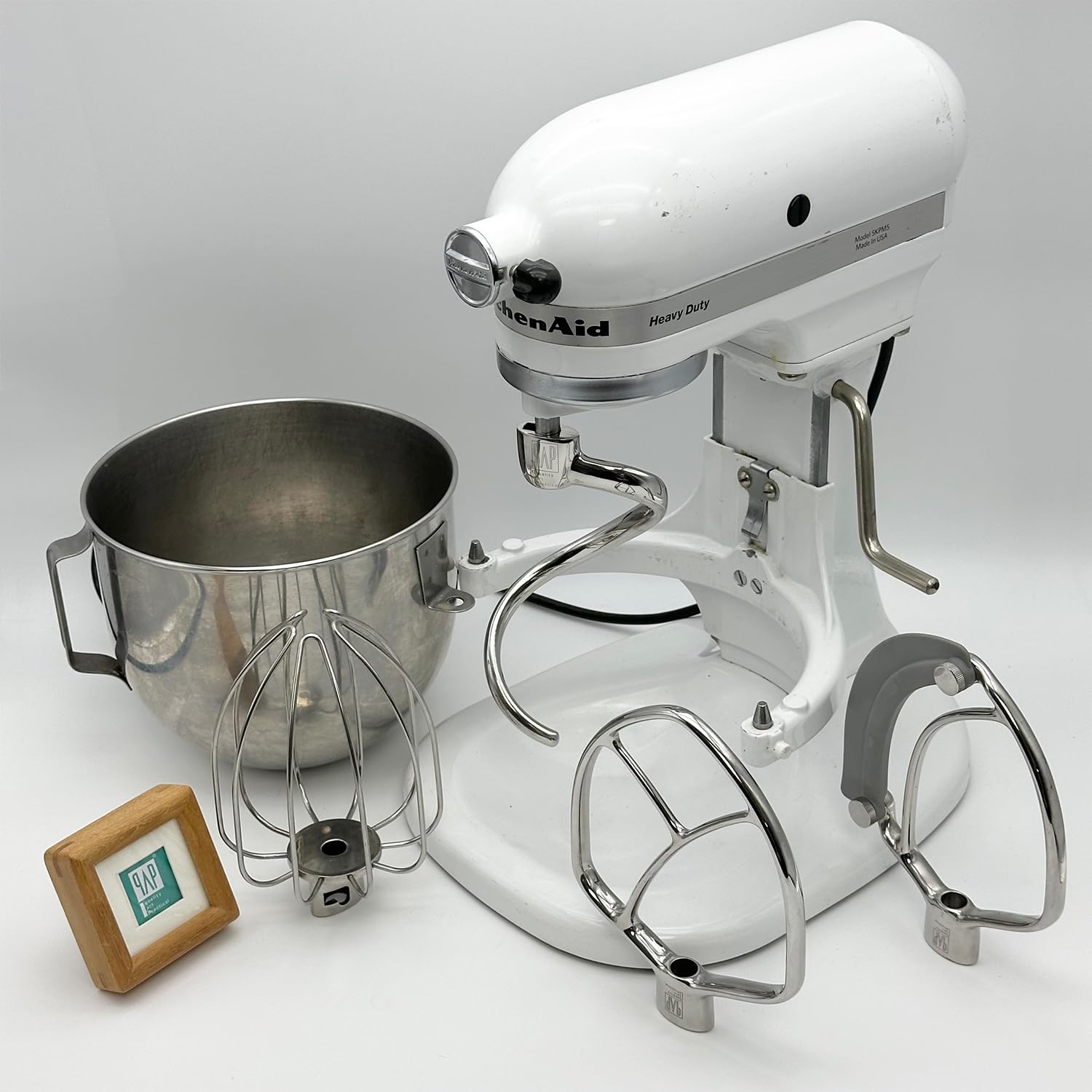 qAp Quality Art Practical dishwasher-safe dough hook for easy cleanup with KitchenAid