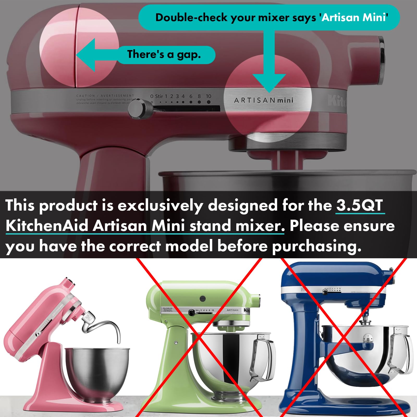 qap dough hook for bread dough demonstrated in a mixer