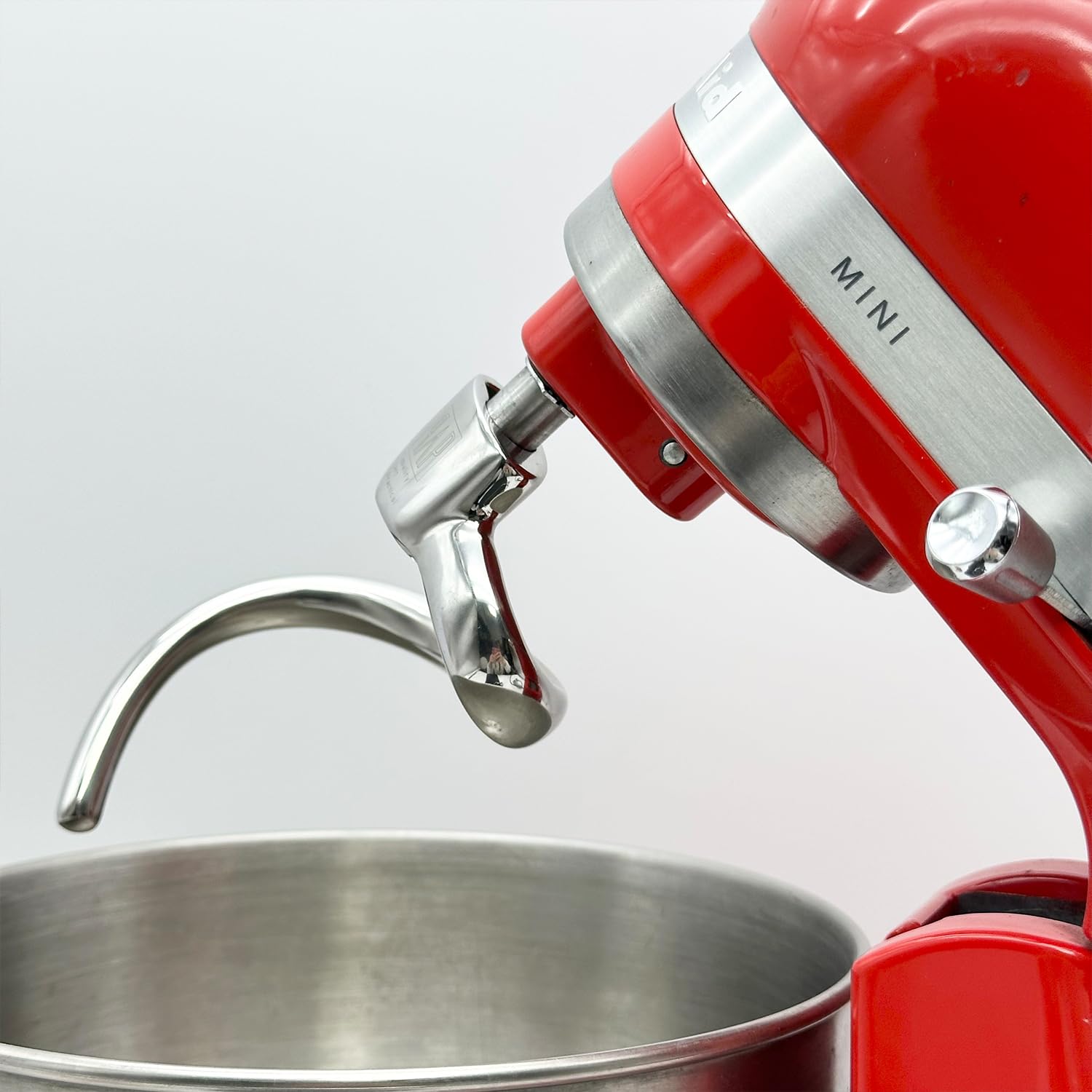 qap easy-clean dough hook ready for storage after use