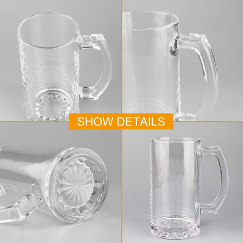 QAPPDA heavy-base tall cylindrical glass adds stability and elegant presentation.