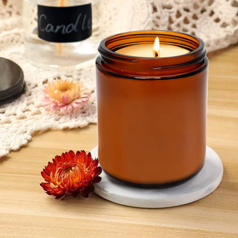QAPPDA kitchen storage amber jar stores spices and snacks neatly.