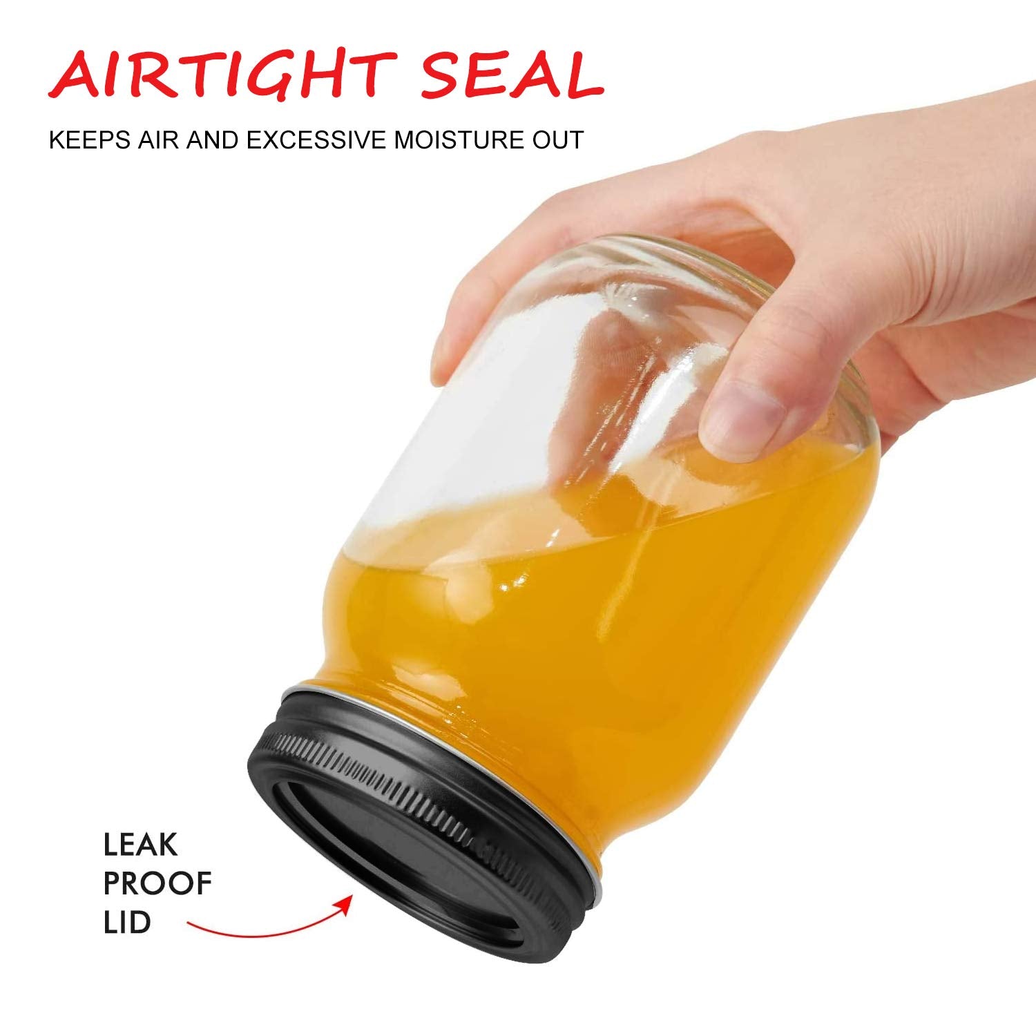 QAPPDA airtight lid seals to preserve freshness and prevent leaks.