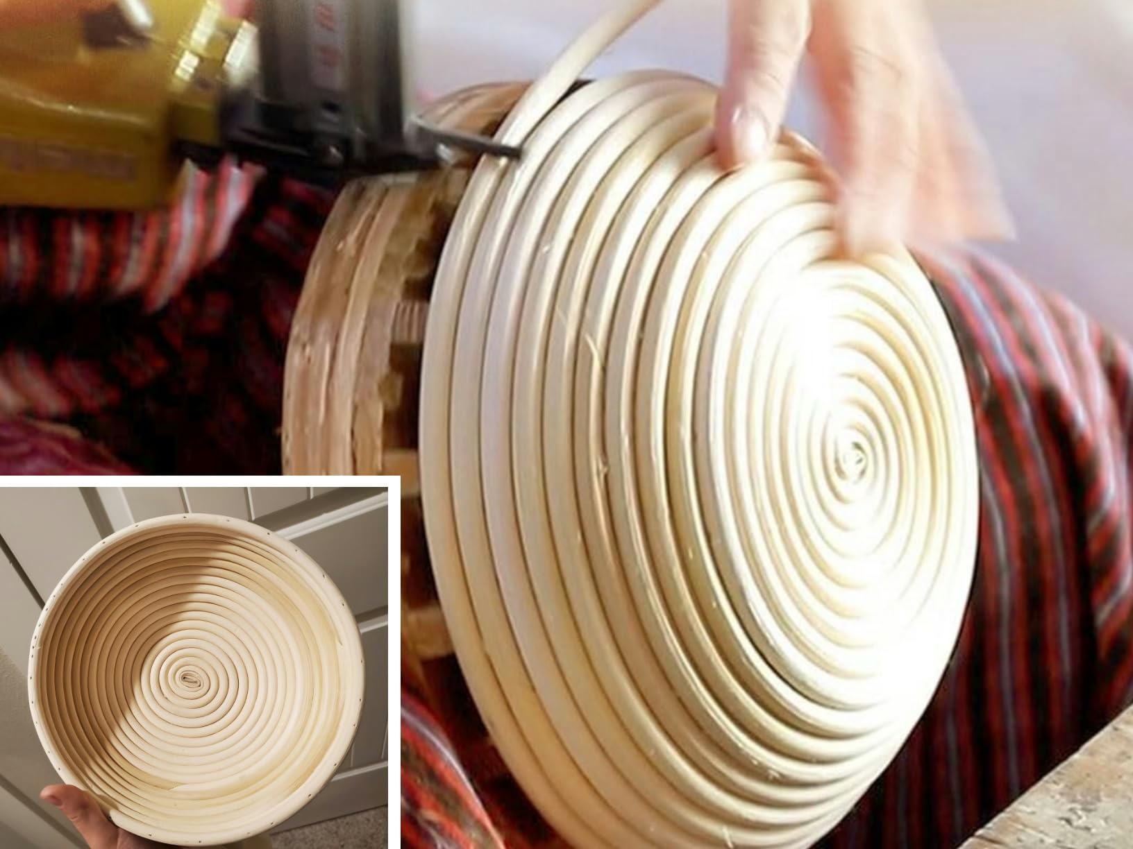 Qavinch rice flour tip helps prevent sticking.