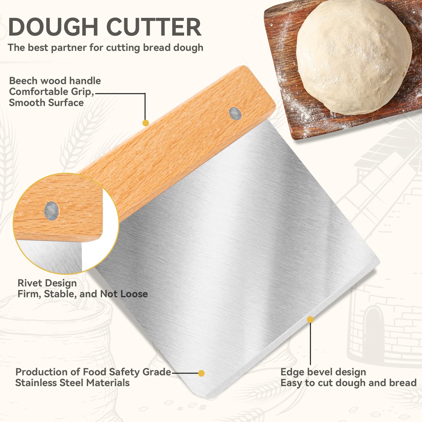 Qbily blade protection sleeve keeping blades secure and clean.