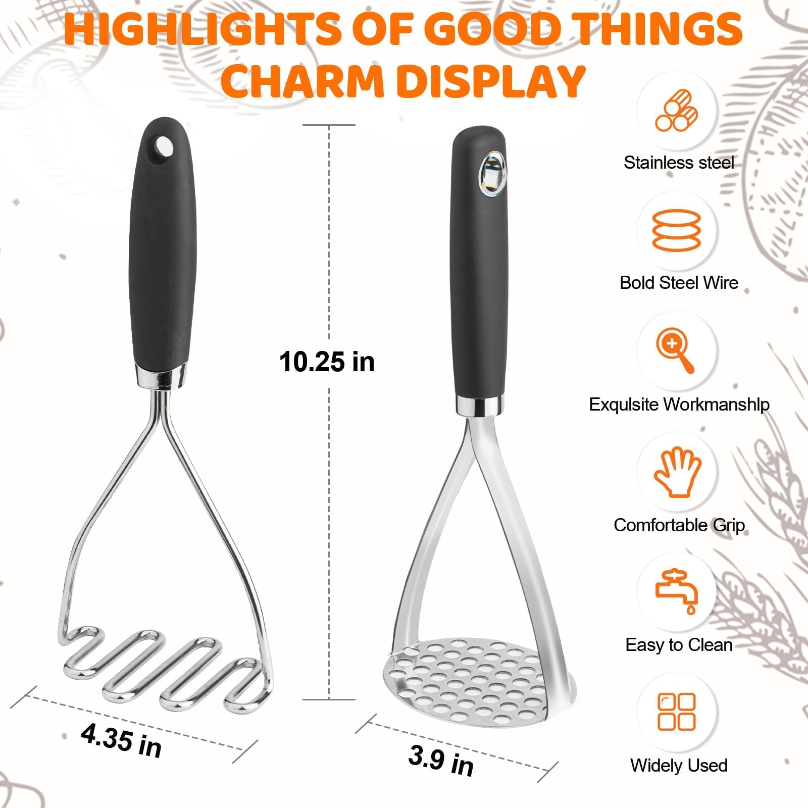 Qbily use with potatoes and avocados for versatile kitchen tasks.