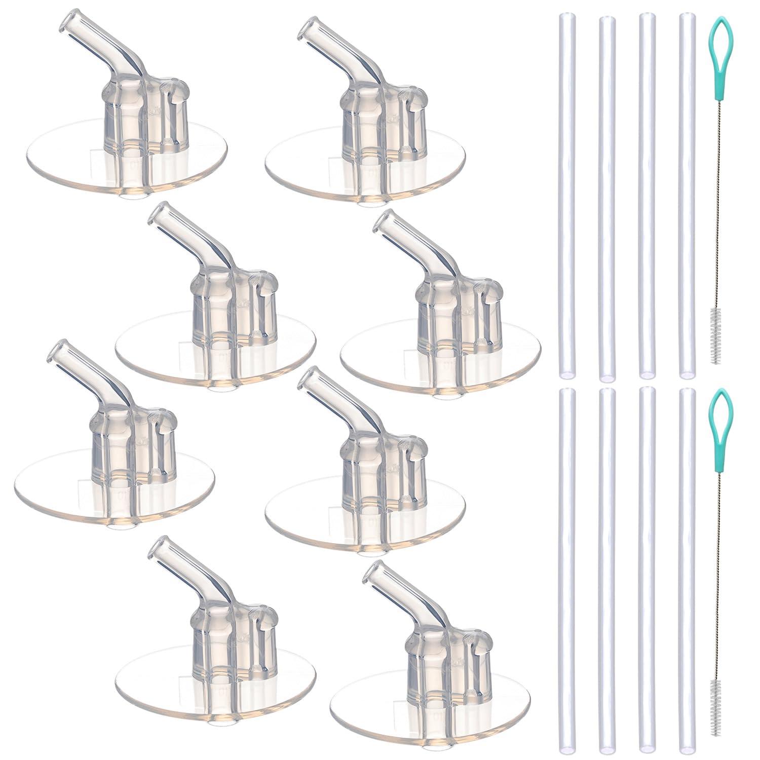 Qboyi replacement straws for Thermos Funtainer 12oz bottle offer durable silicone sipping.
