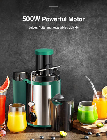QCen Juicer detachable parts simplify cleaning after juicing sessions.