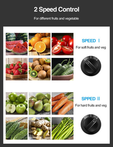 QCen Juicer safety-lock system ensures secure operation during use.