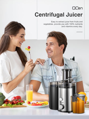QCen juicer BPA-free construction for safe, everyday use.