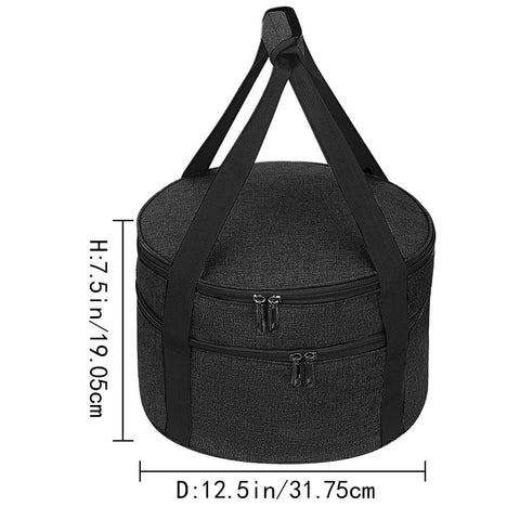 QCWN insulated pie carrier holds two pies for potlucks and picnics