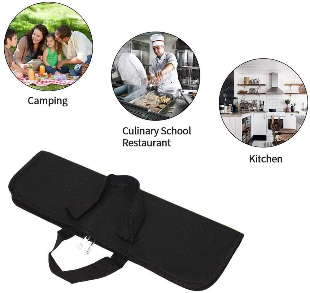 QEES kitchen gear in a compact roll, ideal for travel