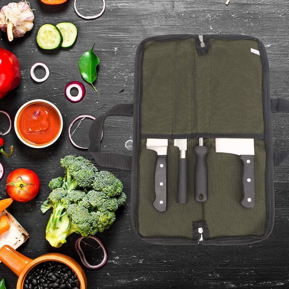 QEES gift-ready knife roll makes a thoughtful present for chefs and cooking enthusiasts.