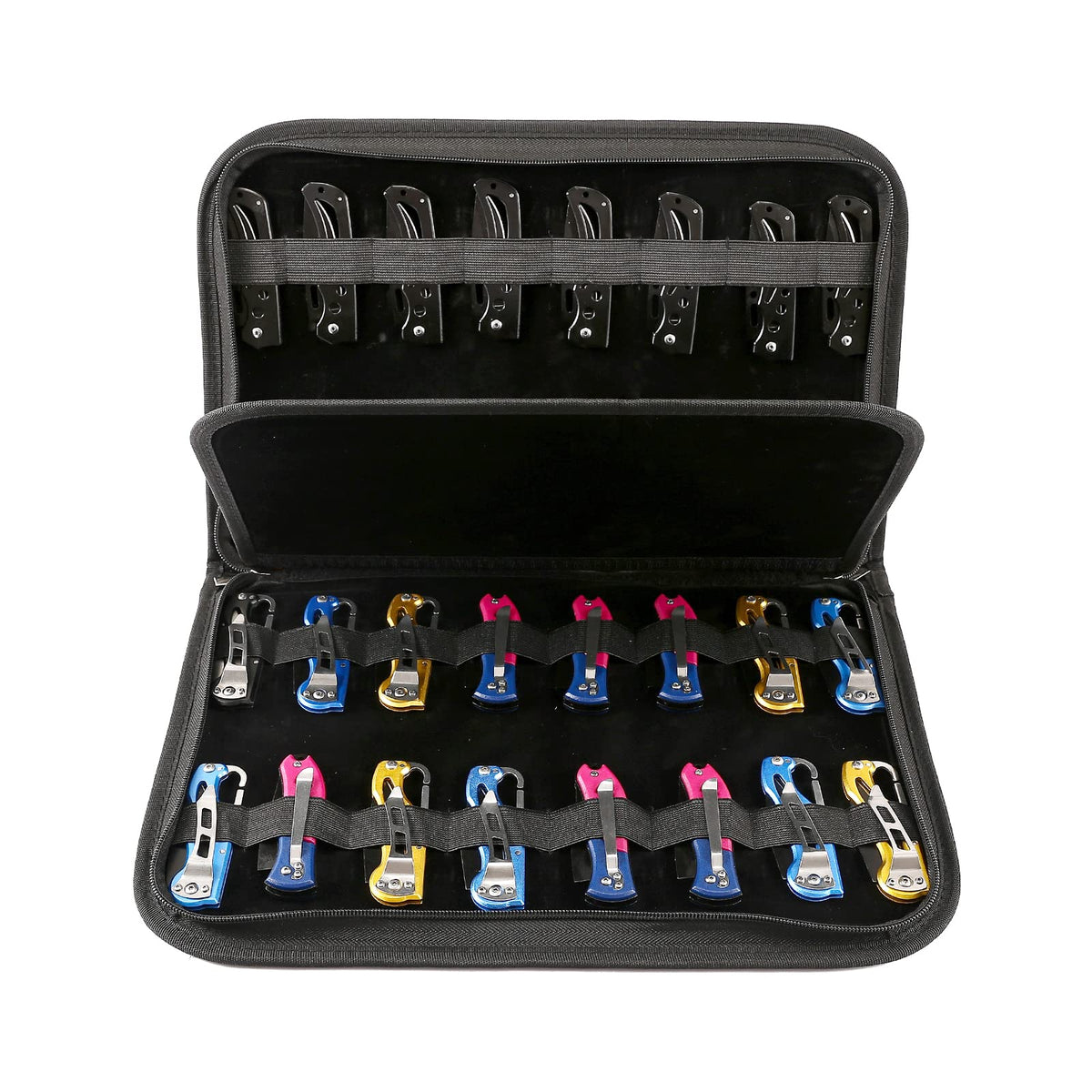 QEES Knife Case folded view demonstrates compact portability for travel