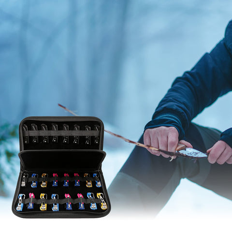 QEES Knife Case makes a thoughtful gift for knife collectors and outdoor enthusiasts