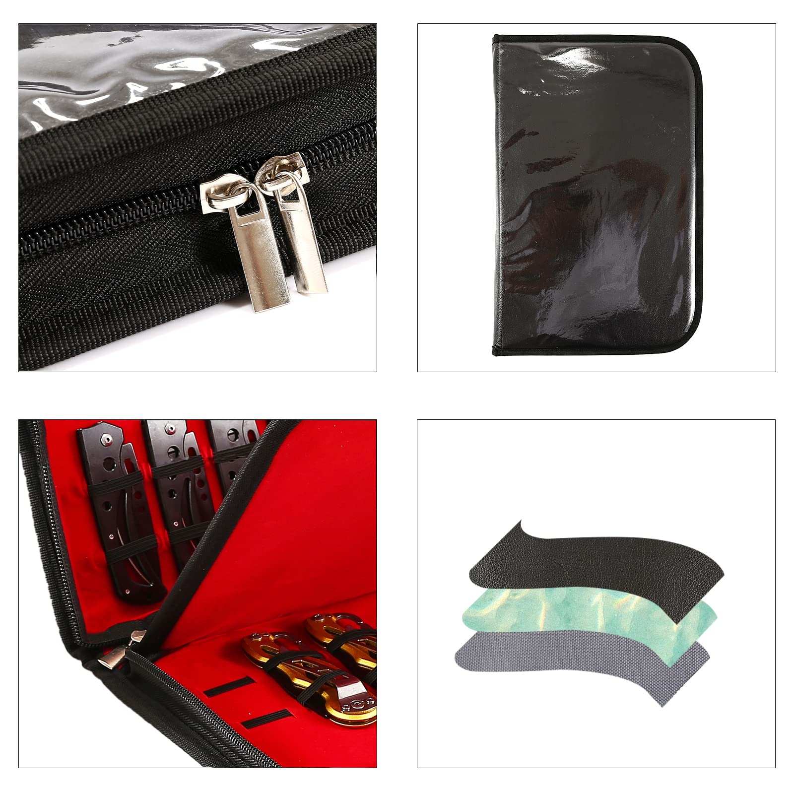 QEES knife display case organized capacity for multiple tools and knives